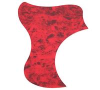 Guitars Pick Guard Set, Anti Scratch Acoustic Guitar Pickguard PVC Protector Red Tortoise Color Durable Soft for 38-41in(Red tortoiseshell bird shape)