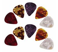 Guitars Picks Kit, Portable Durable Celluloid Colorful Standard Design Guitar Pick for Playing