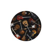 Guitars Printing 10 Pcs Car Air Freshener Fragrant Sheets,Car Hanging Accessories With Strings For Decor