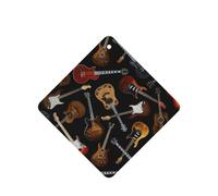 Guitars Printing 10 Pcs Car Air Freshener Fragrant Sheets,Car Hanging Accessories With Strings For Decor