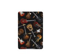 Guitars Printing 10 Pieces Air Freshener Cards,Car Scented Hanging Air Freshener Fragrant Sheets For Car Use