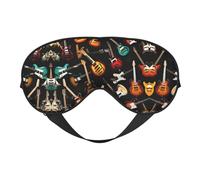Guitars-Standard-Scale-2_00x Print Soft Eye Mask for Women Men Comfortable with Adjustable Strap for Travel Yoga Nap Shift Work