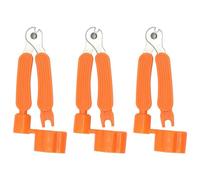 Guitar'S String Cutter and Winder Tool 3-In-1 Guitar String Replace Tool Orange 1Set
