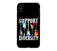 Guitars Support Diversity Inclusion LGBT Pride Month Guitar Case for iPhone XS Max