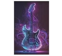 Guitars Wooden Jigsaw Puzzle for Adults 1000 Piece Puzzles for Kids Challenging Game （78×53cm）