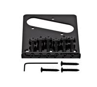 Guitarworks 6-Saddle Guitar Bridge Black