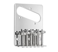 Guitarworks 6-Saddle Guitar Bridge Chrome