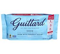 Guittard Chocolate Chips Santé - 72% Dark Chocolate with Coconut Sugar, 255 g - Keto- & Paleo-Friendly, No Refined Sugar - Intense Flavor with Hints of Vanilla