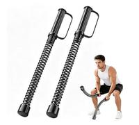 Guittly 2PCS Weighted Ropeless Battle Ropes, Portable Cordless Battle Rope, Cordless Weight Training Rope Fitness Equipment for Home Gym Strength (Black, Style 1)