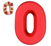 Guittly Number 0 Cake Tins Moulds, 3D Large Number Cake Mould, Bake Trays for Baking Birthday Anniversary, Non-Stick Food-Grade Silicone Oven and Dishwasher Safe (0)