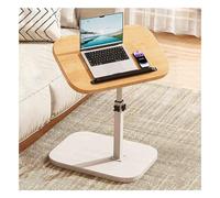 GUIXAN C-Shaped Side Table，Side Table，Adjustable Height C Shaped End Table，360°Swivel Couch Side Table，360-Degree Rotation, Can Be Raised Or Lowered, And Has A Wide Range Of Uses.(Wood,Up