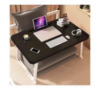 GUIXAN Laptop Desk，Bed Low Table，Laptop Computer Tray，Folding Bed Table For Laptop，It Does Not Take Up Space When Stored And Does Not Require Installation When Folded.(Black,Medium card s