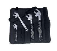 Guiyint Self-Setting Spanner Set - Quick Adjust Wrench Kit with Smooth Jaw, Replacement for WERA Joker 6004 Series, Alternative to Adjustable Wrench Set for Mechanics & DIY