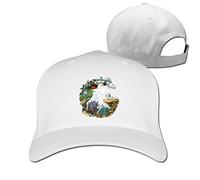 GUIZAZYY Custom Hayao Miyazaki Anime Art Adjustable Hip Hop Hat for Men Women,Black