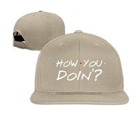 GUIZAZYY Custom How You Doin Adjustable Baseball Hat & Cap Natural