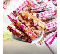 Guizhou Specialties Rose Walnut Gummy Candies,Purple Sweet Potato Glutinous Rice Walnut,Sweets,Confectionery,Fruit & Chewy,Delicious Chinese Snack Gifts (Rose walnut candy,500g)