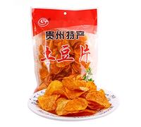 Guizhou spicy and hot potato slices, Instant potato chips, Crispy vegetable snacks, Puffed food 50g/pack, Chinese specialty foods, Casual snacks, Vegetarianism, Chinese latiao (10 packs)