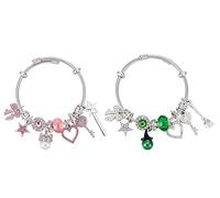 Gujjdgk 2Pcs Friendship Matching Bracelets-Witch Merch Crown Hat Bracelets -Christmas Gifts for Women Best Friend Couples Fans BFF