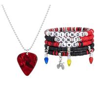 Gujjdgk Friends Don't Lie Bracelets and Necklace Set Friendship Gift Friends Don't Lie Merch Jewelry