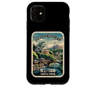 Gujo Hachiman Castle Town River Bridge Kanji Anime Souvenir Case for iPhone 11