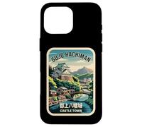 Gujo Hachiman Castle Town River Bridge Kanji Anime Souvenir Case for iPhone 16 Pro Max