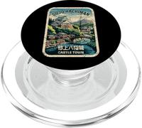 Gujo Hachiman Castle Town River Bridge Kanji Anime Souvenir PopSockets PopGrip for MagSafe