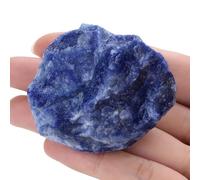 GUJOXILA 1.8"-2.2" Blue Aventurine Raw Rough Healing Crystals Natural Rocks Protection Reiki Tumbling Cabbing Divination Meditation Fountain Crystal 1pcs