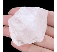 GUJOXILA 1.8"-2.2" Clear Quartz Raw Rough Healing Crystals Large Natural Stones Rocks Gemstones Protection Reiki Divination Meditation Clear Quartz Stone 1pcs