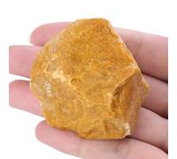 GUJOXILA 1.8"-2.2" Yellow Aventurine Raw Rough Healing Crystals Natural Stones Rocks Gemstones Protection Reiki Tumbling Cabbing Divination Meditation Fountain Stone 1pcs