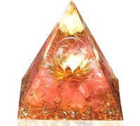 GUJOXILA 2.4" Cherry Quart Crystals and Healing Stones Energy Tower Gifts for Beginners Lotus Flower Red Reiki Balancing Spiritual Protection Nature Gemstones