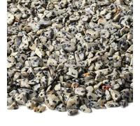 GUJOXILA 400pcs Dalmatian Jasper Crystal Beads for Bracelet Jewellery Making Chips Stones Gemstone Beads for Crafting Polished Craft Nature Spot Bead DIY 5-8mm