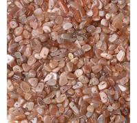 GUJOXILA 400pcs Sunstone Crystal Beads for Bracelet Jewellery Making Chips Stones Gemstone Beads for Crafting Polished Craft Nature Bead DIY 5-8mm