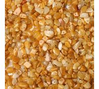 GUJOXILA 400pcs Yellow Aventurine Crystal Beads for Bracelet Jewellery Making Chips Stones Gemstone Beads for Crafting Polished Craft Nature Yellow Bead DIY 5-8mm