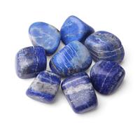 GUJOXILA Lapis Lazuli Crystals Gemstones Tumbled Polished Lapis Lazuli Stones Nature Bulk Pocket Spiritual Reiki Divination Meditation Plam Rock Stone 0.22lb