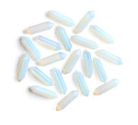 GUJOXILA Opal Healing Crystals Stone Bar Gemstones Sets Hexagonal Crystal Column Bulk Hexagonal Point Tower Reiki Meditation Spiritual Chakra Protection Energy Balancing Gifts Pack of 10