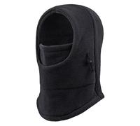 Gukasxi Balaclava Windproof Ski Mask Winter Thermal Fleece Hood Heavyweight Neck Warmer Snood Multipurpose Use Unisex Outdoor Sports Face Covers Hat for Men & Women (Black)