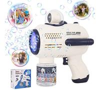 GuKKK Bubble Gun for Children, 4000+ Bubble Guns, Bubble Toy with 100 ml Bubble Solution, Bubble Gun Bubble Machine for Birthday/Party/Wedding