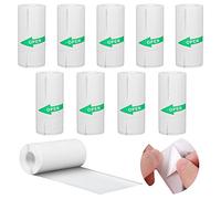 GuKKK Thermal Rolls, 10 pcs Print Paper for Children, Instant Cameras, Mini Photo Printers, Self-Adhesive Stickers, BPA Free, Smooth Finish, 57 x 4000 mm, 10 Rolls per Box