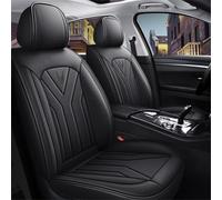 GUKKO Car Seat Cover Sets for Nissan X-Trail e-Power 5 Seats 2023-2025, Front and Rear Seat Protectors Comfortable Auto Seat Cushions Accessories,A Black