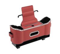 GUKKO Multifunctional Car Seat Back Storage Box for 992 Carrera Cabriolet 2024-, Universal Fit for Easy Organization Car Storage Box,E Red
