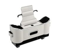 GUKKO Multifunctional Car Seat Back Storage Box for AMG E 53 Hybrid/AMG E 53 Hybrid T-Modell 2024-, Universal Fit for Easy Organization Car Storage Box,B Beige White