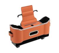 GUKKO Multifunctional Car Seat Back Storage Box for BYD Tang EV 2024-, Universal Fit for Easy Organization Car Storage Box,D Orange