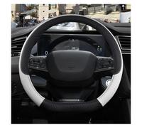 GUKKO Steering Wheel Covers for VW ID.Buzz I 2022-2024, Non-slip Comfortable Steering Wheel Protector Comfort Durable Accessories,H White-B D-Shape