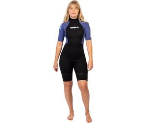 Gul 2025 Womens G-Force Natur 3/2mm Back Zip Shorty Wetsuit - Black/Blue