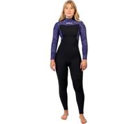 Gul 2025 Womens Yulex Flexor 4/3mm Back Zip Wetsuit - Black/Tiebird