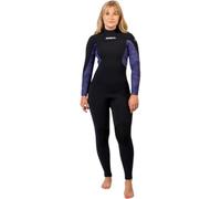 Gul 2025 Womens Yulex Flexor 5/4mm Back Zip Wetsuit - Black/Tiebird