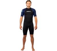 Gul 2025 Mens G-Force Natur 3/2mm Back Zip Shorty Wetsuit - Black/Navy