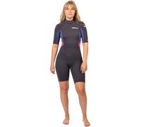 Gul 2026 Womens Response Natur 3/2mm Back Zip Shorty Wetsuit - Grey/Blue