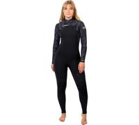 Gul 2026 Womens Yulex Flexor 4/3mm Chest Zip Wetsuit - Black/Splaterpalm