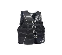 Gul Eltanin 4 Buckle Iso Approved Impact Vest Top - Black - Unisex - Worn internationally by Jet Skiers and Kite